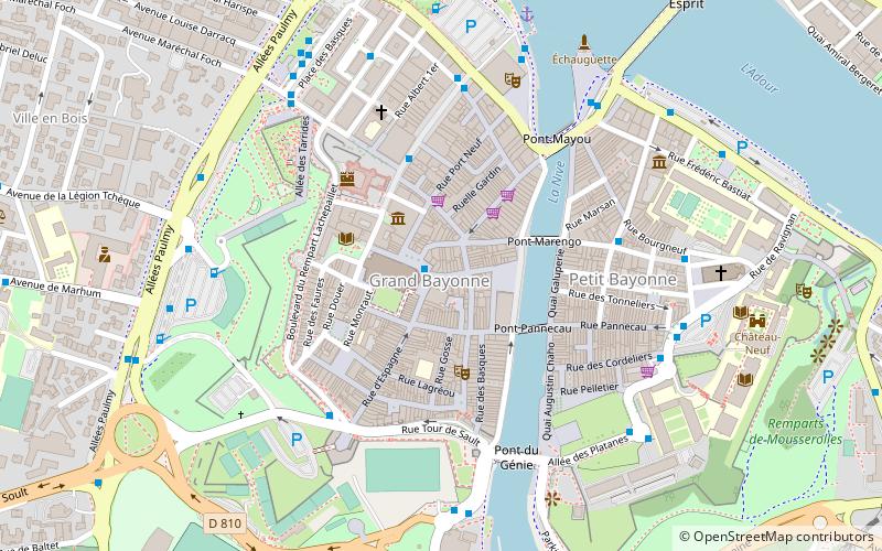 le microcosme bayonne location map