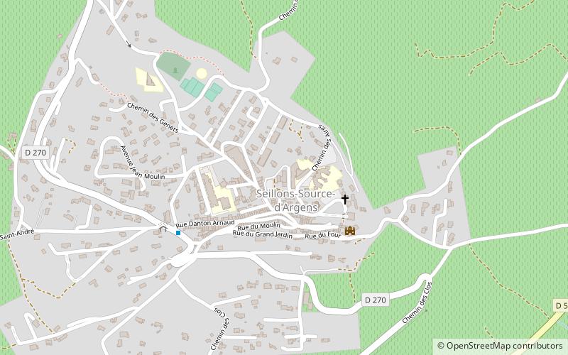 Seillons-Source-d’Argens location map