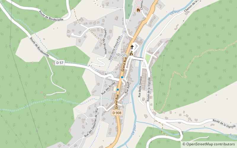 Riols location map