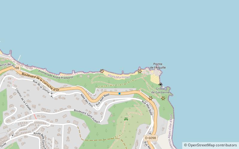 Plage de l'Aiguille location map