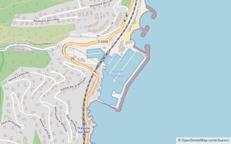 Port de la Rague location map