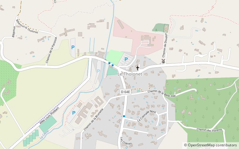 Le Tholonet location map