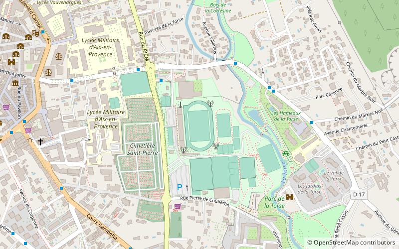 Georges-Carcassonne Stadium location map