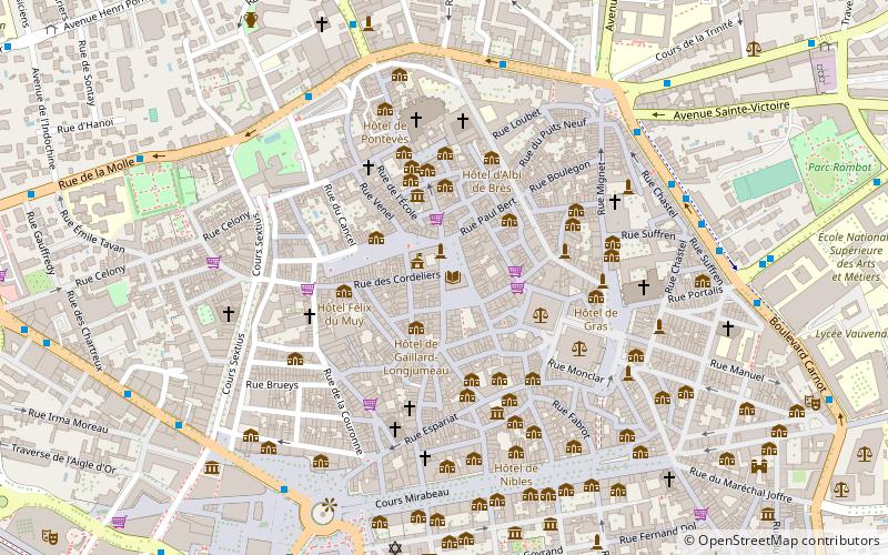 city hall aix en provence location map
