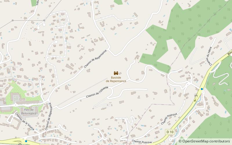 Bastide de Repentance location map