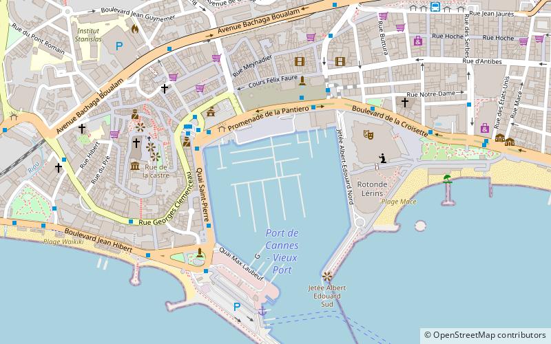 le vieux port cannes location map