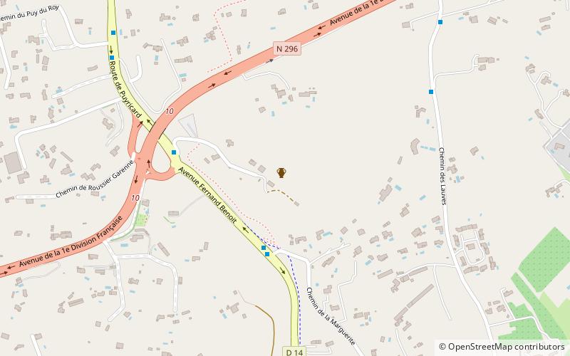 Oppidum d'Entremont location map