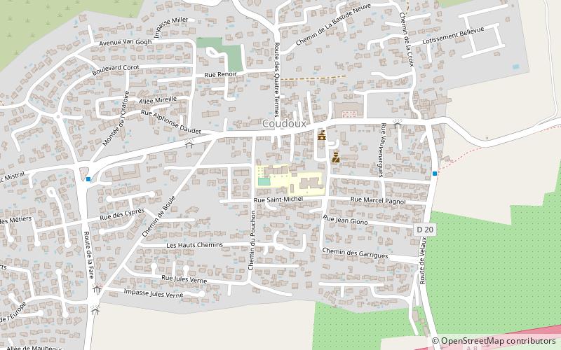 Coudoux location map
