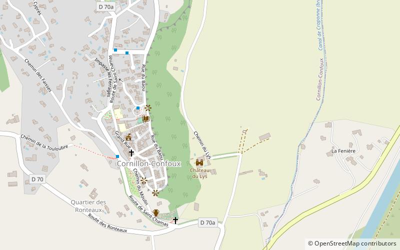 Cornillon-Confoux location map