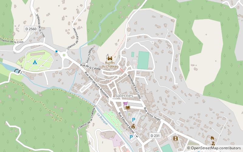 fountain salernes location map