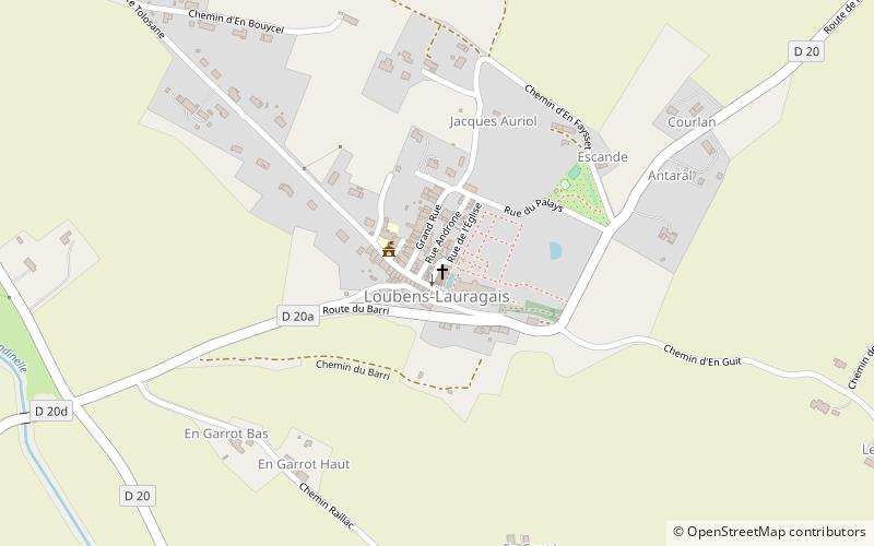 Loubens-Lauragais location map