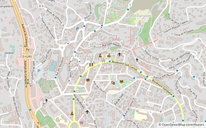 Le Cannet location map
