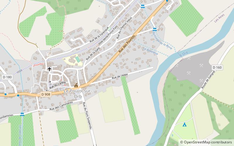 Le Poujol-sur-Orb location map