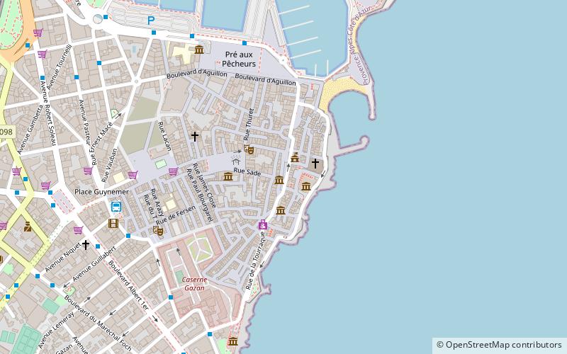 marche provencal antibes location map