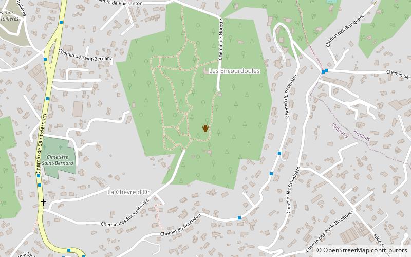 Oppidum des Encourdoules location map