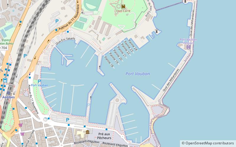 Port Vauban location map