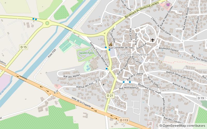 Lançon-Provence location map
