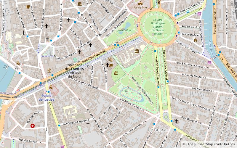 Jardin botanique Henri-Gaussen location map
