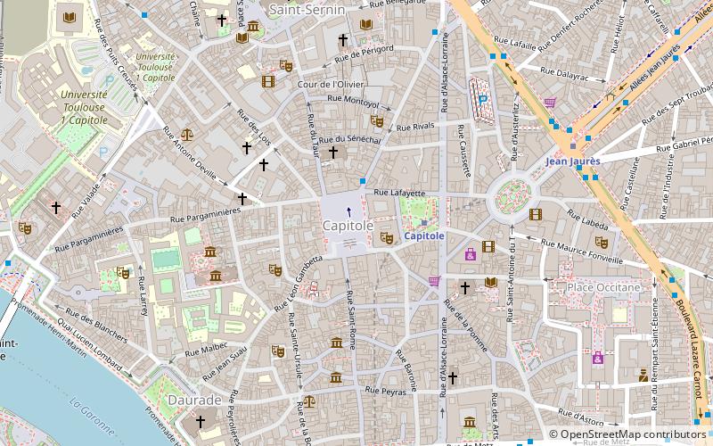 Universidad de Toulouse location map