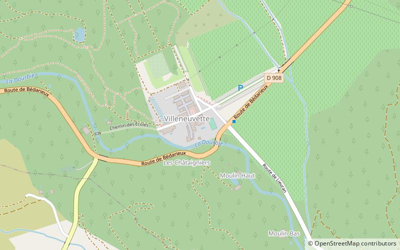 Villeneuvette location map