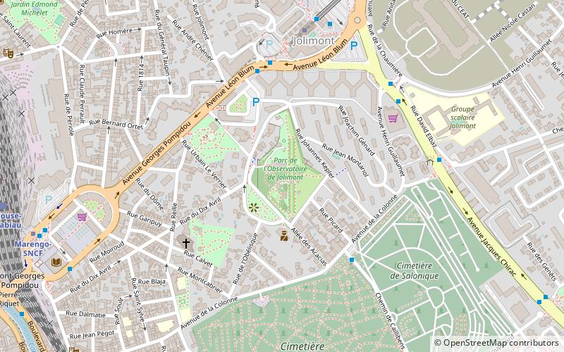Observatoire de Toulouse location map