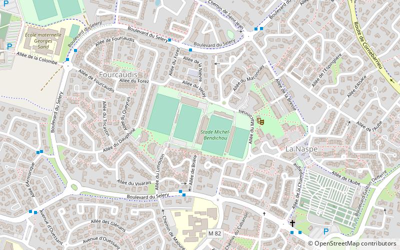 Stade Michel Bendichou location map