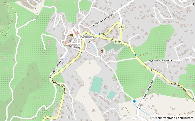 Seillans location map
