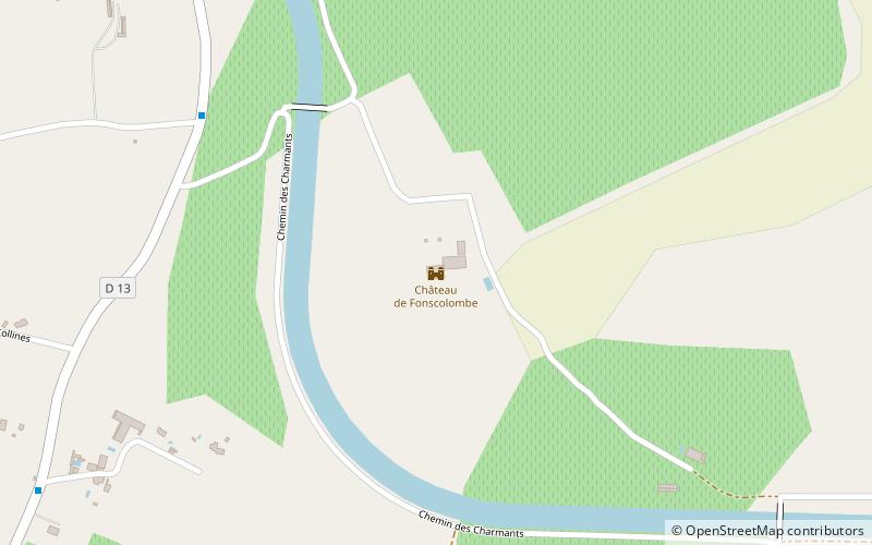chateau de fonscolombe location map