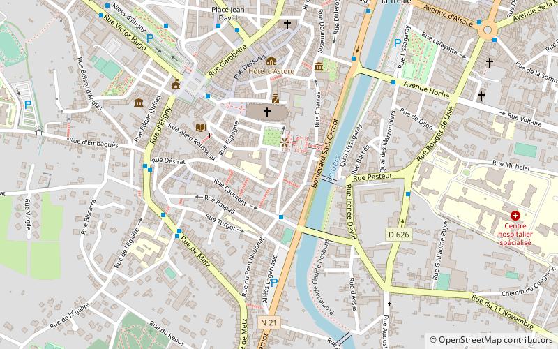 porte darton auch location map