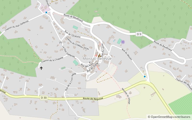 Moissac-Bellevue location map