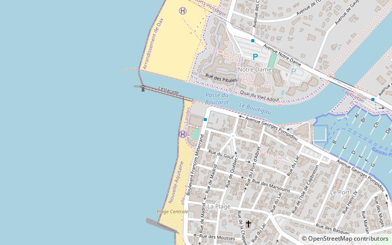 Casino Capbreton location map