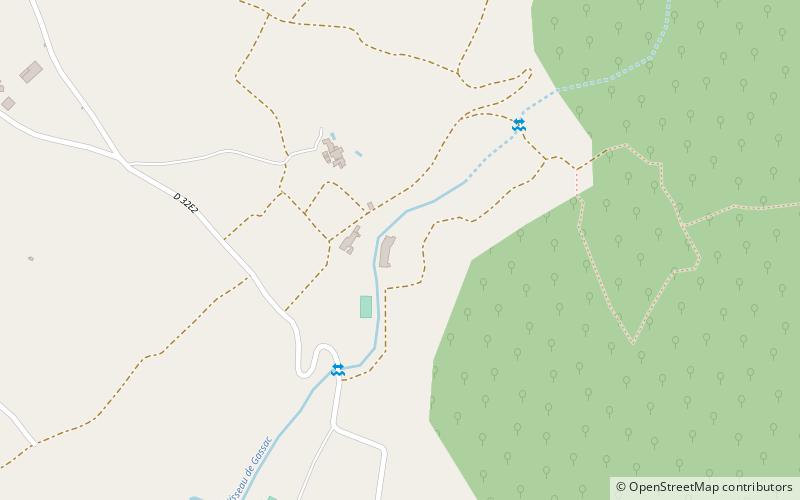 Mas de Daumas Gassac location map