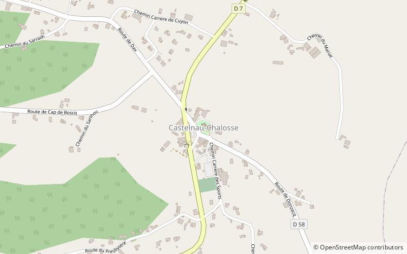 Castelnau-Chalosse location map