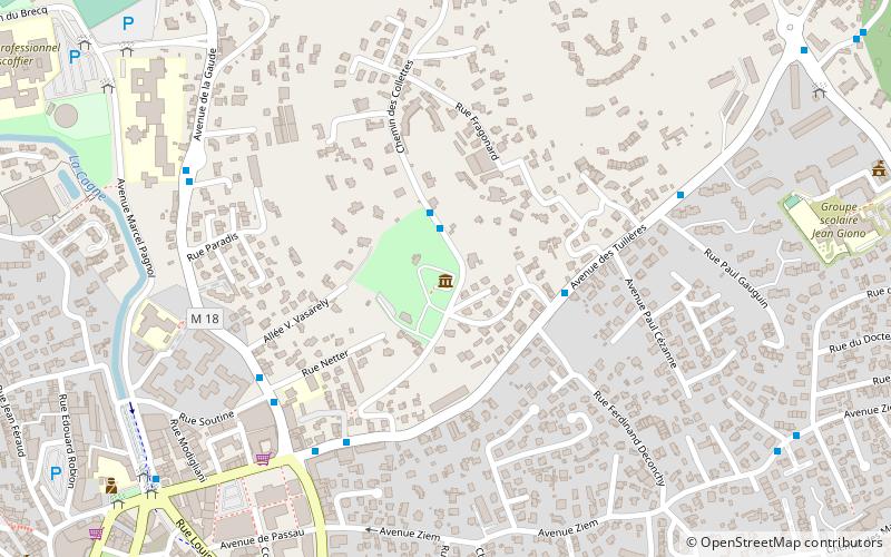 Musée Renoir location map