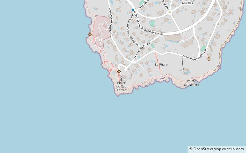 Phare du Cap Ferrat location map