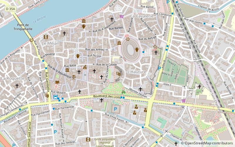 Roman Theatre of Arles location map
