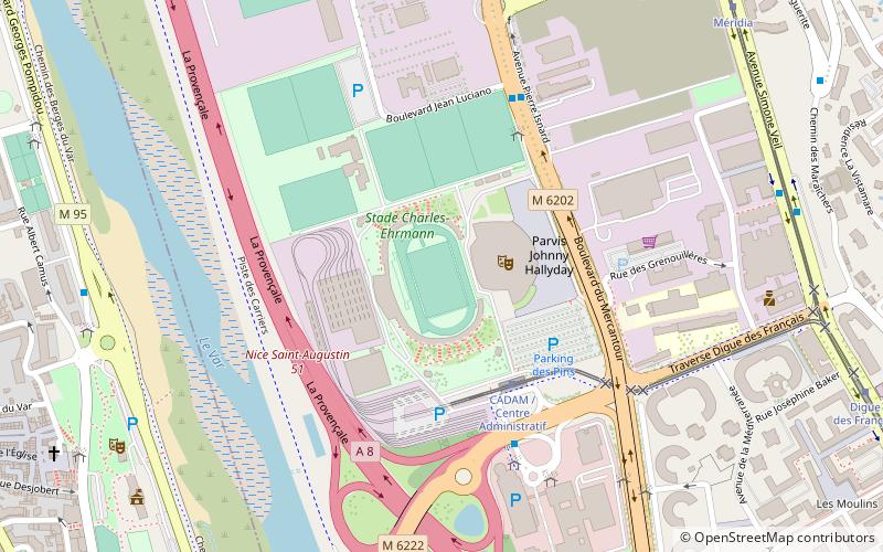 Stade Charles-Ehrmann location map