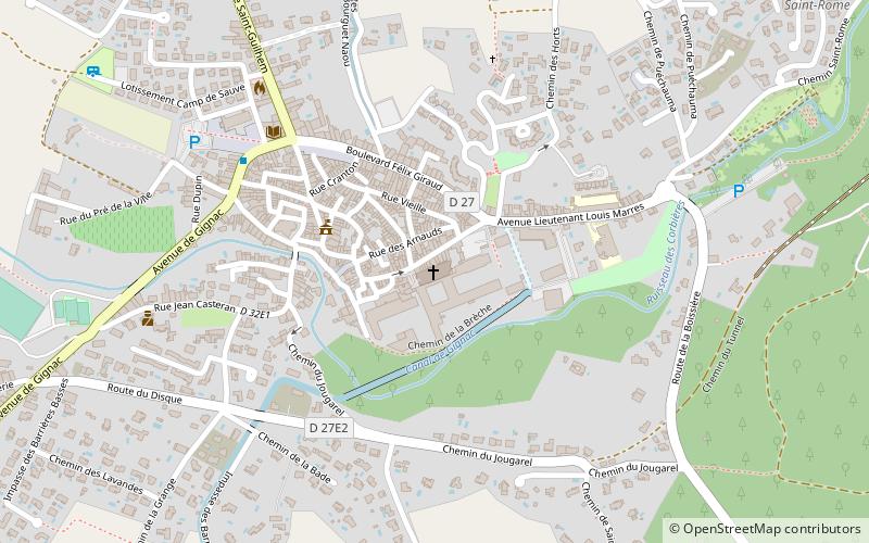 eglise abbatiale saint sauveur aniane location map
