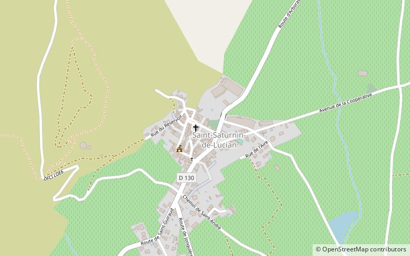 Saint-Saturnin-de-Lucian location map