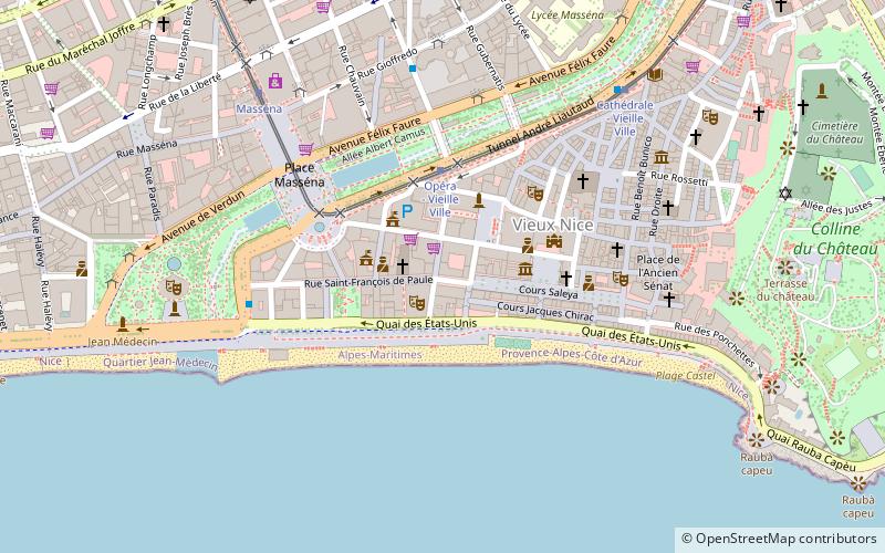 Oper Nizza location map
