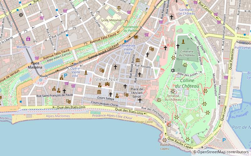 place vieille nice location map