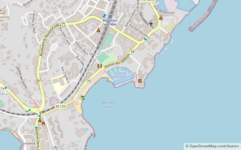 port de pierre fourmis nice location map
