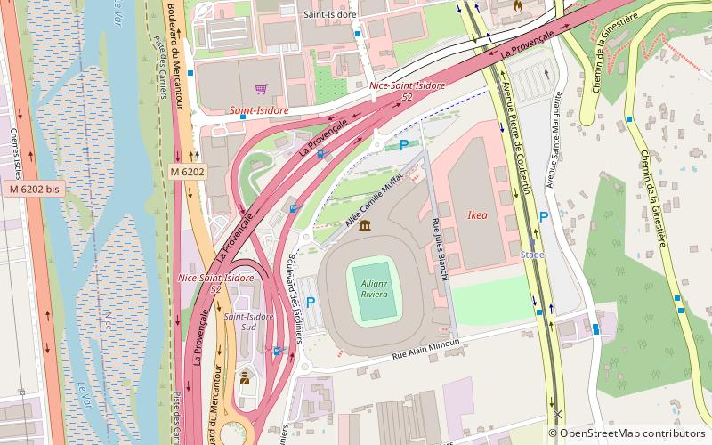 Musée National du sport location map
