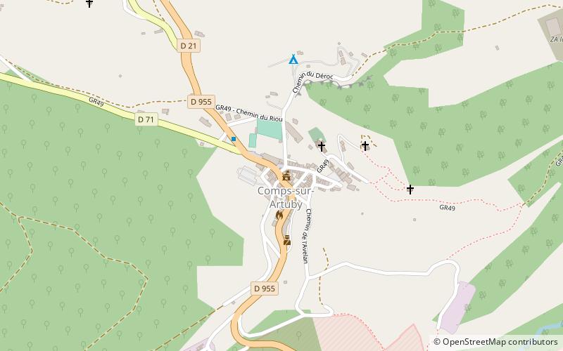 Comps-sur-Artuby location map