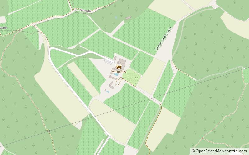Château Val Joanis location map