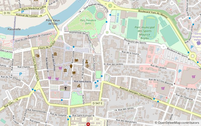 Diocèse de Dax location map