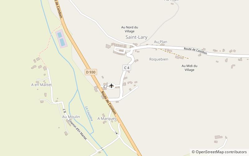 saint lary location map