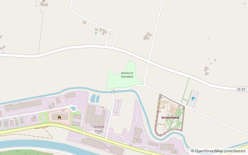 Aventure Paintball location map