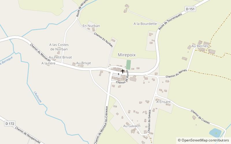 Mirepoix location map