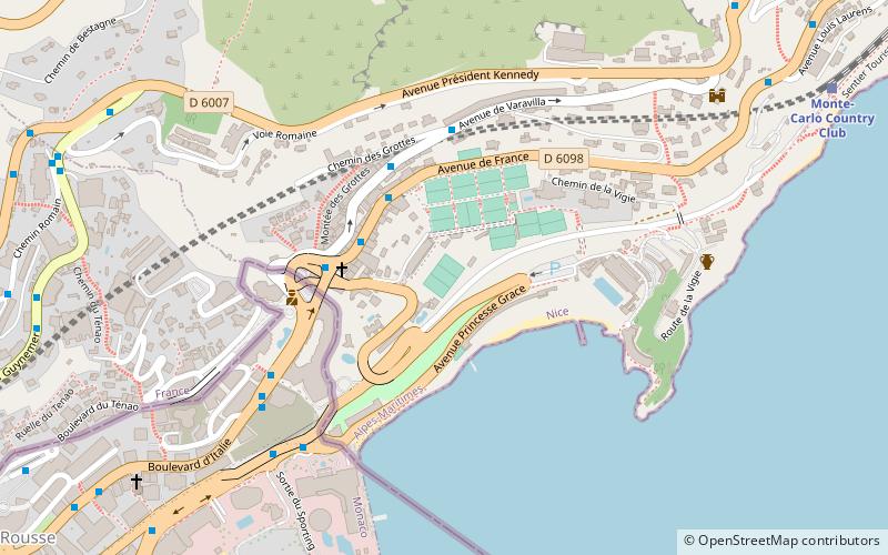 Monte Carlo Country Club location map
